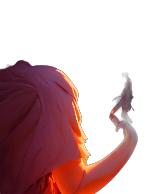 dress, creature, mask, dragon transparent PNG cut-out