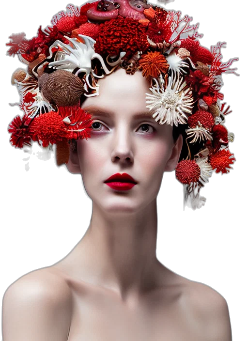 crown, hair, jewelry, flower transparent PNG cut-out