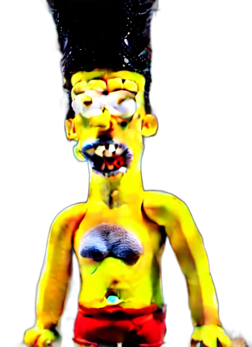mask, creature, face, staff transparent PNG cut-out