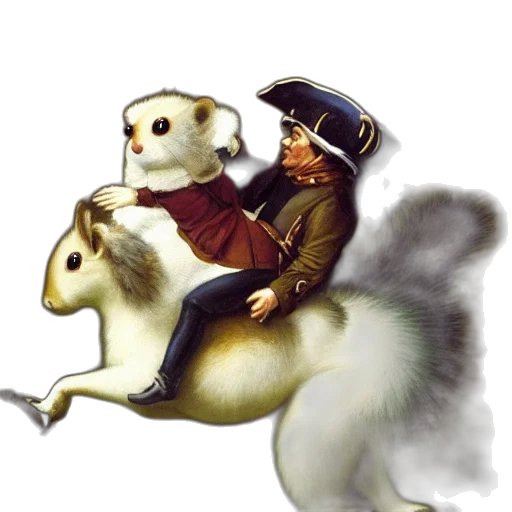 staff, animal, hat, creature transparent PNG cut-out