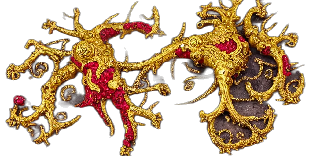 crown, jewelry, dragon, sword transparent PNG cut-out