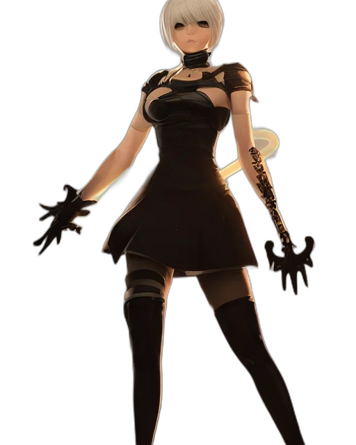 staff, dress, weapon, concept art transparent PNG cut-out