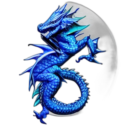 dragon, staff, fantasy art, pixel art transparent PNG cut-out