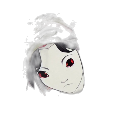 mask, face, hair, creature transparent PNG cut-out
