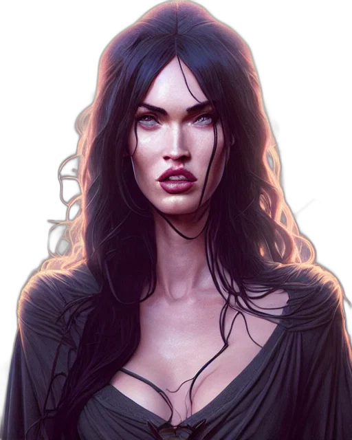 face, dress, fantasy art, comic book art transparent PNG cut-out