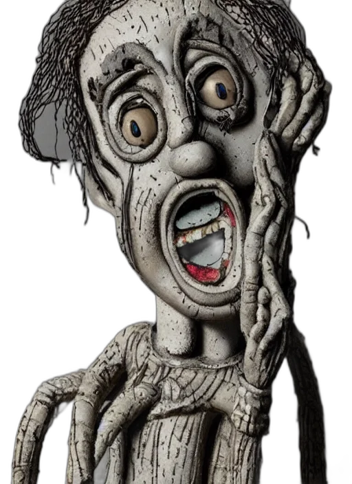 mask, face, creature, staff transparent PNG cut-out
