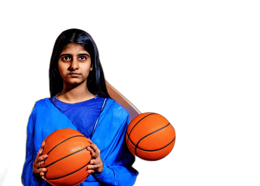 photorealistic, portrait, indian, girl transparent PNG cut-out