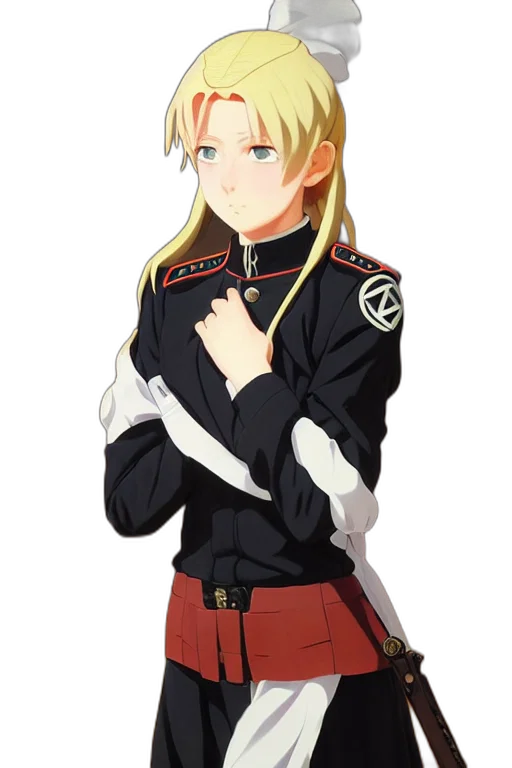 jacket, staff, sword, weapon transparent PNG cut-out