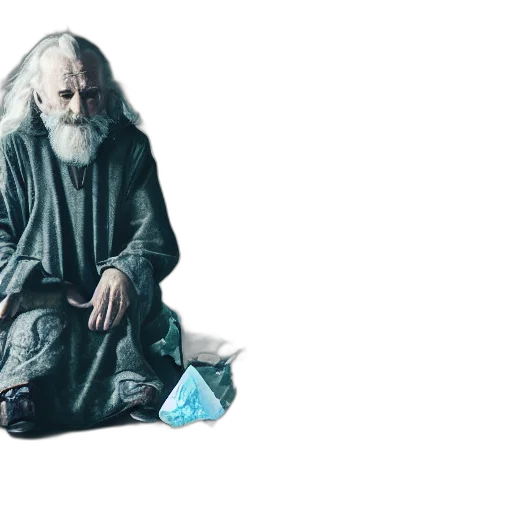 jacket, concept art, old, wizard transparent PNG cut-out