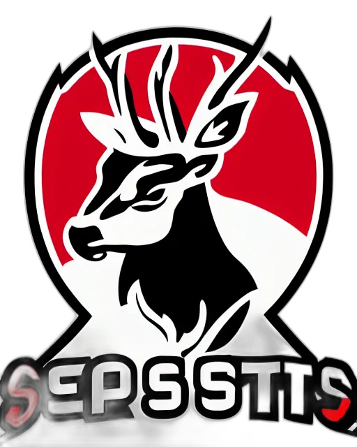 esports, logo, stag, wearing transparent PNG cut-out
