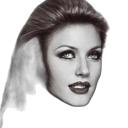 face, crown, hair, photorealistic transparent PNG cut-out