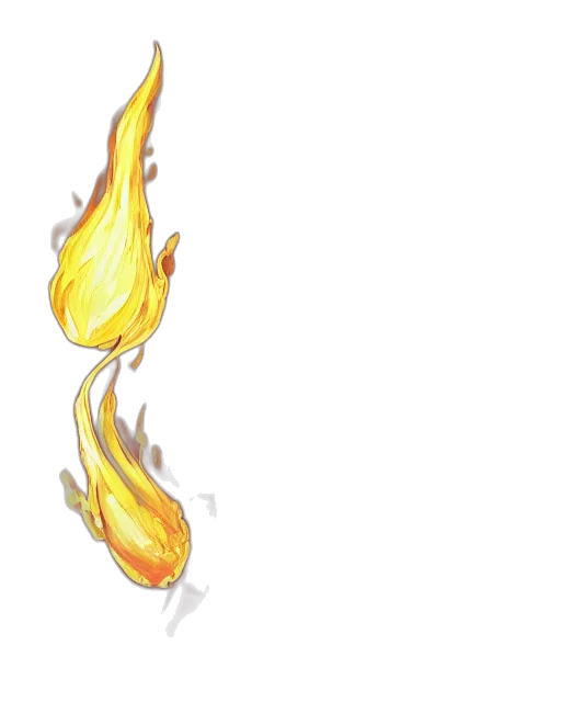 dragon, staff, hair, crown transparent PNG cut-out