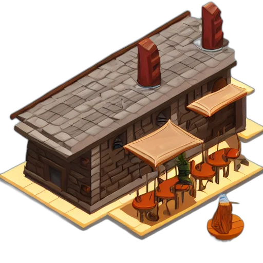 furniture, food, building, concept art transparent PNG cut-out