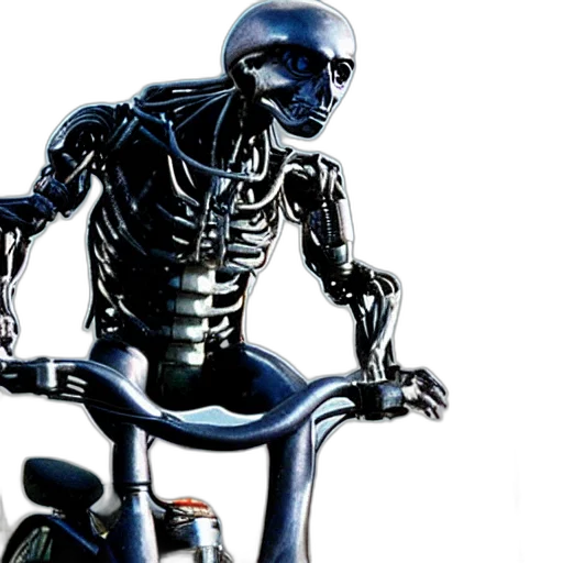 robot, concept art, cyberpunk, terminator transparent PNG cut-out