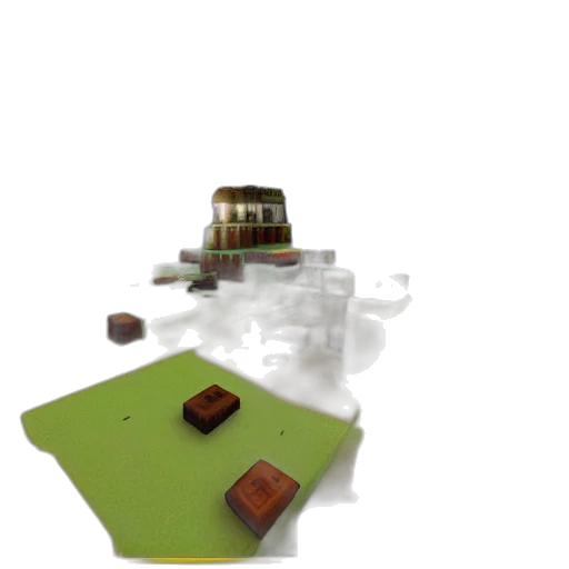 concept art, 3d render, pixel art, fantasy art transparent PNG cut-out