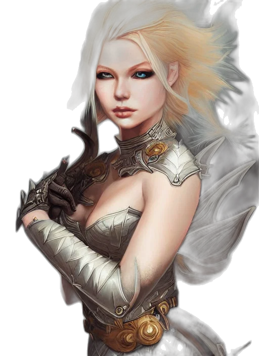 dragon, face, staff, sword transparent PNG cut-out