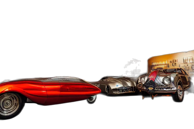 car, weapon, concept art, 3d render transparent PNG cut-out