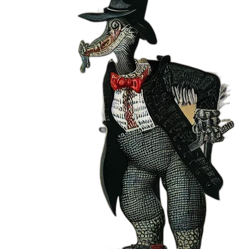 dragon, animal, creature, hat transparent PNG cut-out