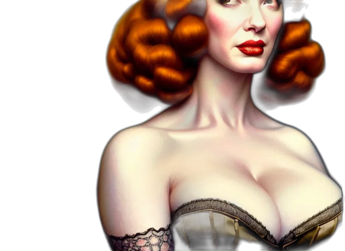hair, crown, photorealistic, fantasy art transparent PNG cut-out