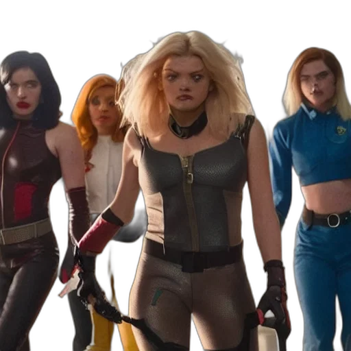 comic book art, concept art, film, still transparent PNG cut-out