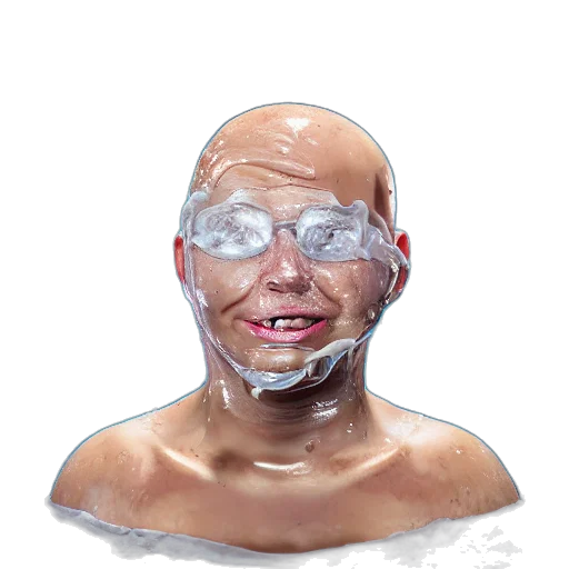 mask, face, creature, robot transparent PNG cut-out