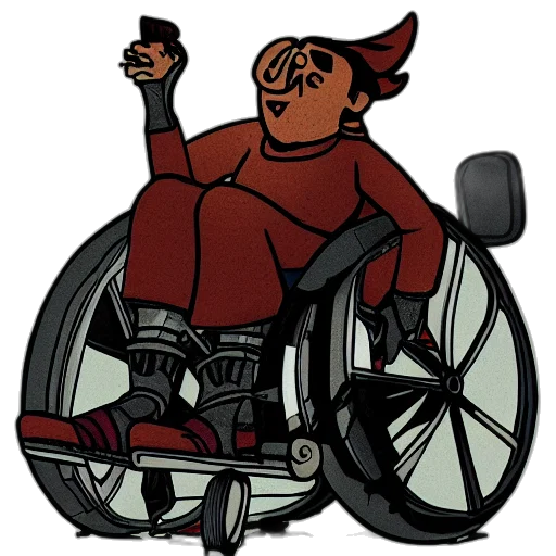 staff, robot, weapon, jacket transparent PNG cut-out