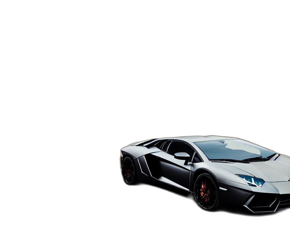 car, weapon, 3d render, photorealistic transparent PNG cut-out