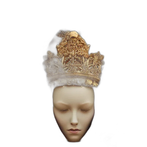 crown, hat, jewelry, mask transparent PNG cut-out