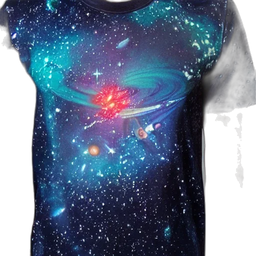 dress, outer space, photo, shirt transparent PNG cut-out