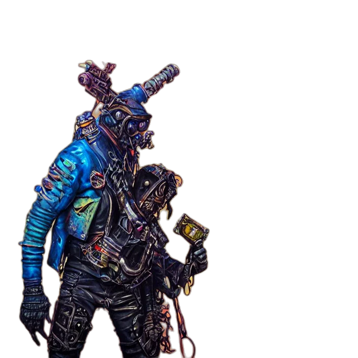 staff, robot, jacket, mask transparent PNG cut-out