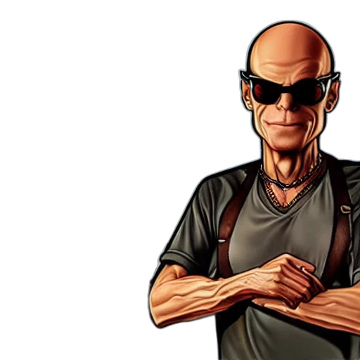 comic book art, concept art, cartoon, pixel art transparent PNG cut-out