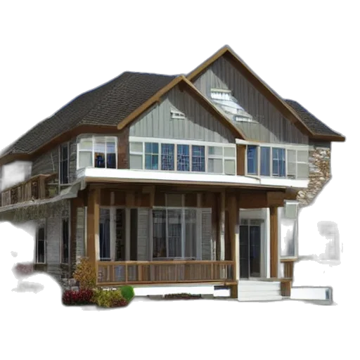 building, 3d render, photorealistic, concept art transparent PNG cut-out