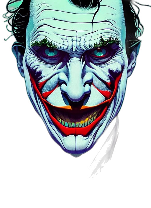 face, mask, comic book art, concept art transparent PNG cut-out