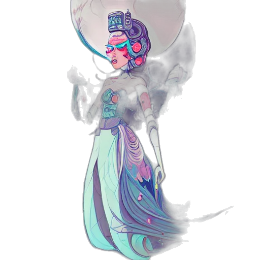 dress, staff, crown, jewelry transparent PNG cut-out