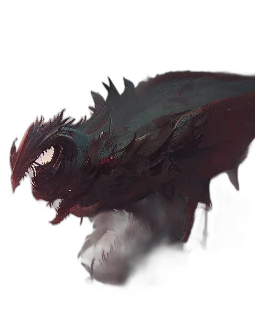 dragon, creature, mask, animal transparent PNG cut-out