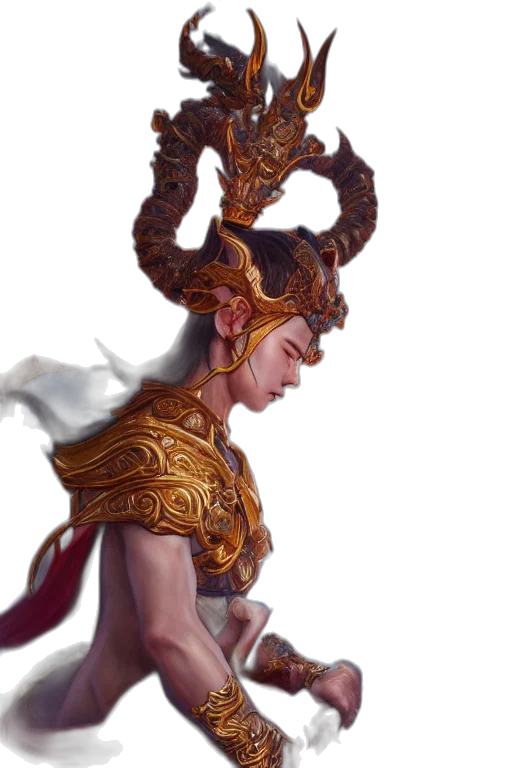 crown, staff, dragon, mask transparent PNG cut-out