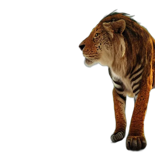 animal, creature, staff, crown transparent PNG cut-out