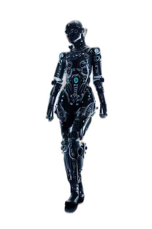 robot, staff, weapon, dress transparent PNG cut-out