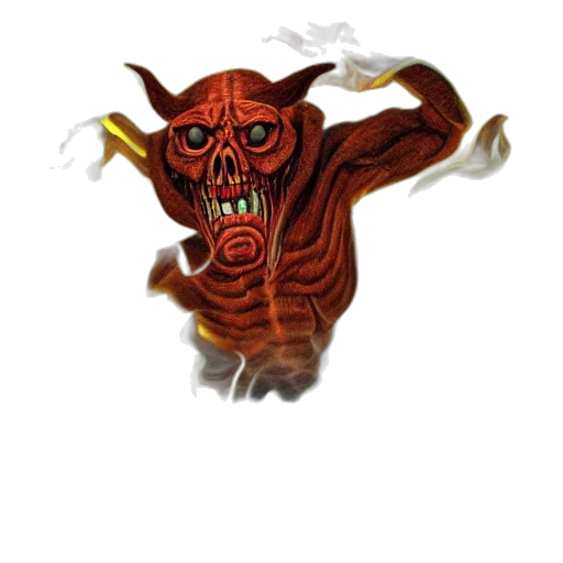 mask, creature, staff, face transparent PNG cut-out
