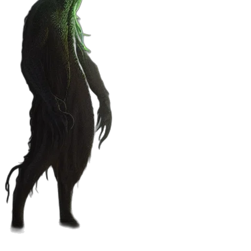 creature, dragon, animal, hair transparent PNG cut-out