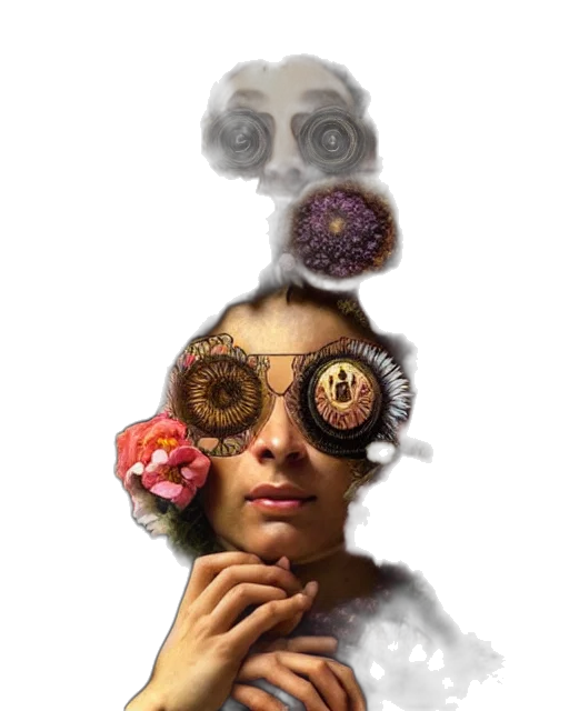 mask, face, jewelry, staff transparent PNG cut-out