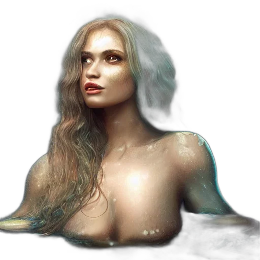 jewelry, hair, dress, face transparent PNG cut-out