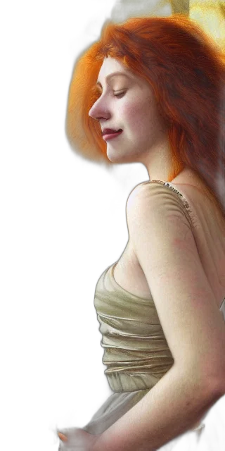 dress, jewelry, face, hair transparent PNG cut-out