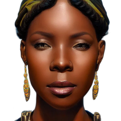 face, jewelry, crown, photorealistic transparent PNG cut-out