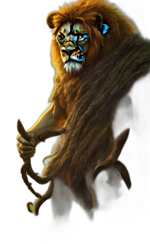 mask, staff, creature, animal transparent PNG cut-out