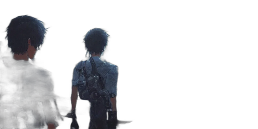 weapon, jacket, sword, robot transparent PNG cut-out