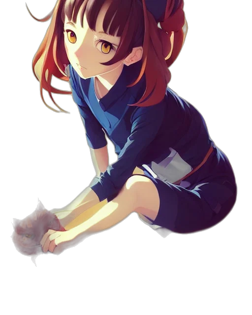 dress, staff, face, weapon transparent PNG cut-out