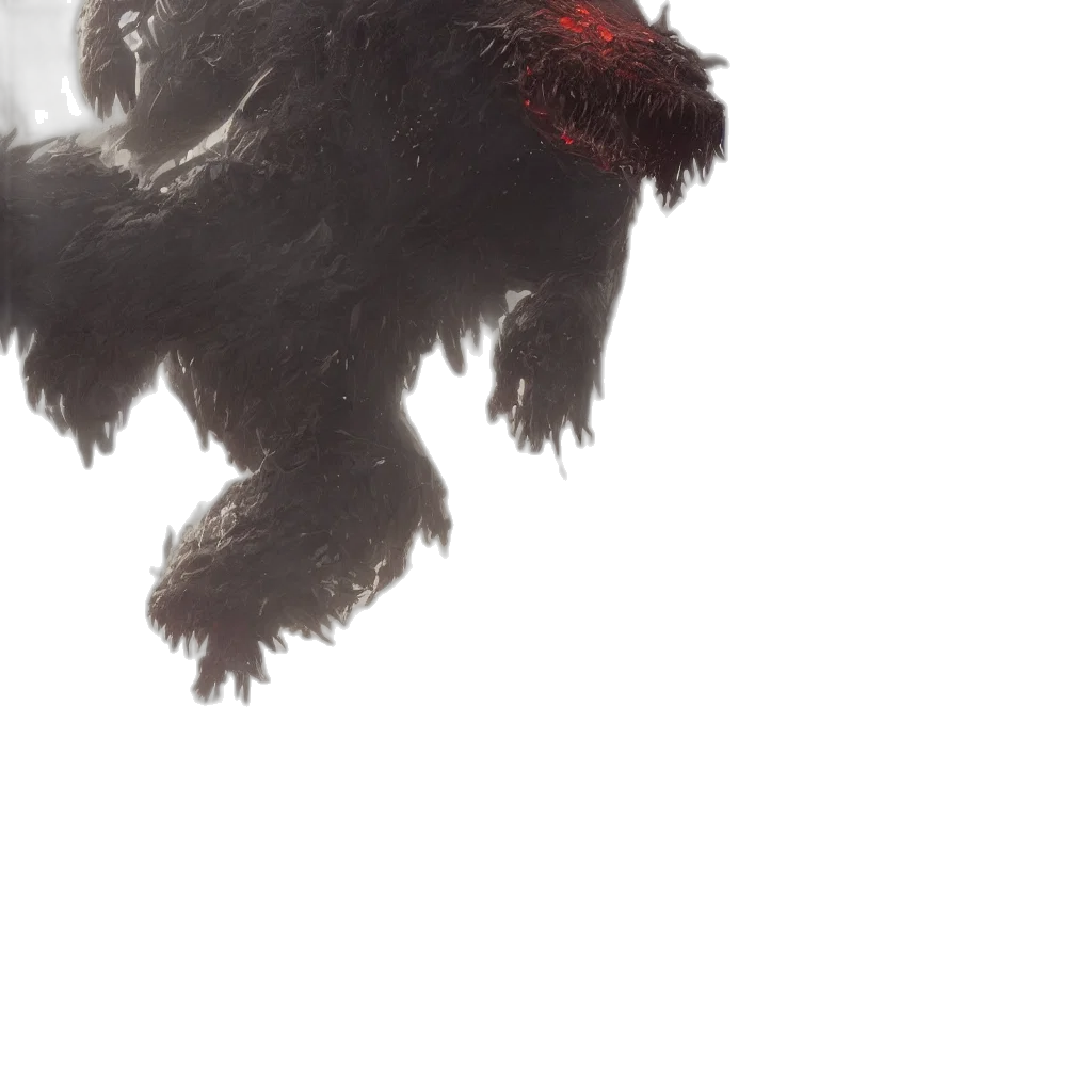 creature, animal, dragon, hair transparent PNG cut-out