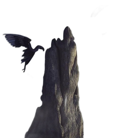 dragon, animal, creature, tree transparent PNG cut-out