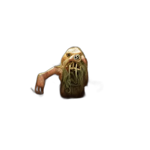 creature, animal, mask, hair transparent PNG cut-out